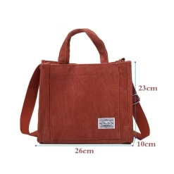 Petit Sac En Velours Côtelé Tendance Pour Femmes -Bagage Soldes 0 0d9686