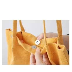 Sac En Velours Côtelé Type Cabas -Bagage Soldes 0 277959