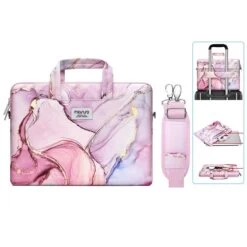 Sac Pochette Marbré Pour Ordinateur MacBook Pro 14 Pouces