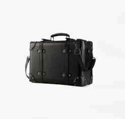 Valise De Voyage Type Mallette Rétro Noire
