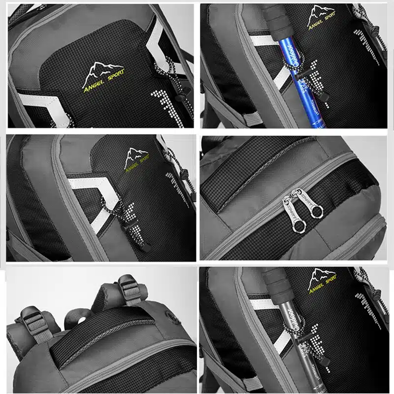 Sac à Dos De Voyage Imperméable 40 L 60 L 5 Sac à Dos De Voyage Imperméable 40 L 60 L – Image 5