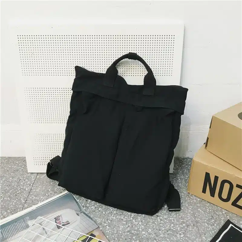 Sac à Dos En Toile De Couleur Unie 6 Sac à Dos En Toile De Couleur Unie – Image 6