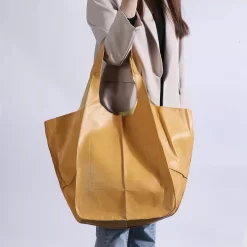 Sac à Main En Simili Cuir Souple Pour Femmes, Fourre-tout De Grande Capacité -Bagage Soldes 28594 hmajdm
