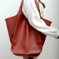 Sac à Main En Simili Cuir Souple Pour Femmes, Fourre-tout De Grande Capacité