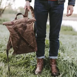 Sac à Dos De Randonnée Rétro étanche En Toile -Bagage Soldes 29601 8q0v8p
