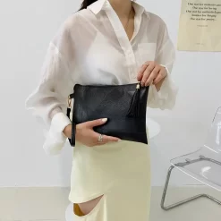 Pochette Vintage En Cuir Avec Anse De Poignée Pour Femmes -Bagage Soldes 31877 en2vaq