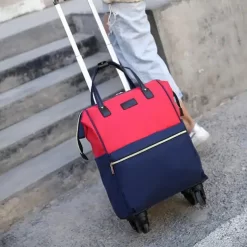 Sac De Voyage à Roulettes Pour Femme Avec Petit Sac à Main
