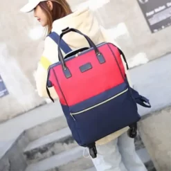 Sac De Voyage à Roulettes Pour Femme Avec Petit Sac à Main -Bagage Soldes 37935 76293c