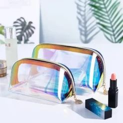 Sac Pochette Transparente Pour Cosmétique Idéal Pour La Plage