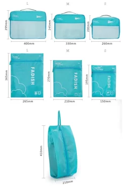 Sacs De Rangement De Voyage, Ensemble De 7 Pièces. -Bagage Soldes 4 1