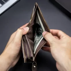 Portefeuille En Cuir Pour Hommes Avec Porte-carte -Bagage Soldes 5 3