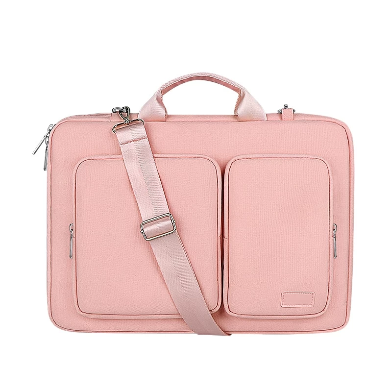 Sac Antichoc Pour Ordinateur Portable à Bandoulière De Style Moderne Et élégant De Couleur Rose 1 Sac Antichoc Pour Ordinateur Portable à Bandoulière De Style Moderne Et élégant De Couleur Rose