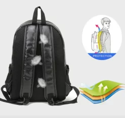 Petit Sac à Dos Imperméable En Simili Cuir 9 Petit Sac à Dos Imperméable En Simili Cuir -Bagage Soldes 5845 5f06e5