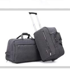 Sac De Voyage Moderne à Roulettes, étanche Et épais, De Couleur Grise, Pour Homme -Bagage Soldes 88DAB3F6 4DEC 499B 943C 285ECEE20614 1 201 a