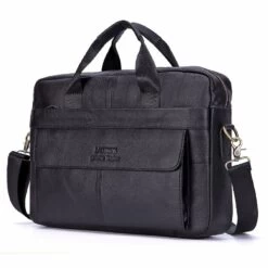 Sac à Bandoulière En Cuir Véritable -Bagage Soldes Cuir bandou 2