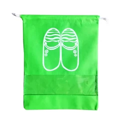 Sac Imperméable De Rangement De Voyage Pour Chaussures Deux Tailles Disponibles -Bagage Soldes Dolap sac fourre tout Non tiss cordon Sac imperm able pour chaussures de voyage 1 pi 4