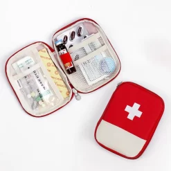 Trousse De Rangements De Premiers Secours De Voyage -Bagage Soldes Kit m dical de premiers secours Portable Mini sac de rangement de m dicaments utile pour 2