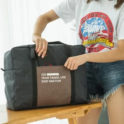 Sac De Voyage Pliable Carpe Diem 5 Sac De Voyage Pliable Carpe Diem -Bagage Soldes Sac d avion nouveau sac de voyage pliant d contract imperm able l eau sac d 1