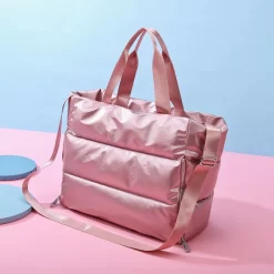 Sac De Voyage Matelassé Pliable Pour Femme