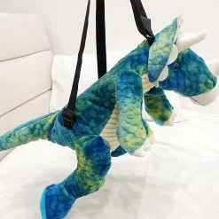 Sac à Dos Dinosaure Peluche Pour Enfant 12 Sac à Dos Dinosaure Peluche Pour Enfant -Bagage Soldes Sac dos cr atif de dinosaure 3D nouvelle mode parent enfant Animal mignon de dessin anim 2