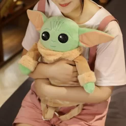 Petit Sac Yoda Pour Enfant 10 Petit Sac Yoda Pour Enfant -Bagage Soldes Sac dos en peluche Disney Star Wars pour b b sac en peluche Mandalorian jouets mignons 3