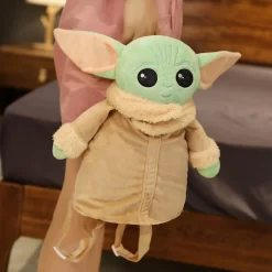 Petit Sac Yoda Pour Enfant 11 Petit Sac Yoda Pour Enfant -Bagage Soldes Sac dos en peluche Disney Star Wars pour b b sac en peluche Mandalorian jouets mignons 4