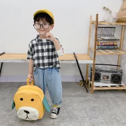 Sacs à Dos Chien -Bagage Soldes Sac dos imprim chiens pour gar ons et filles petit cartable pour enfants de la maternelle 2