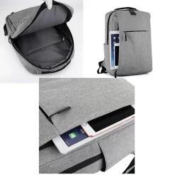 Sac à Dos De Voyage Pour Ordinateur 14/16 Pouces Avec Chargeur USB Intégré 9 Sac à Dos De Voyage Pour Ordinateur 14/16 Pouces Avec Chargeur USB Intégré -Bagage Soldes Sac dos pour hommes ordinateur portable 2020 pouces USB sac dos Anti vol sac d cole 3