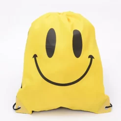 Sac à Dos Pliable Et Imperméable En Smiley -Bagage Soldes Sac dos sac de rangement sac dos cordon tanche une unit organisateur de voyage en plein 3
