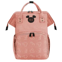 Sac De Voyage Mickey Pour Bébé Intérieur Aluminium -Bagage Soldes Sacs couches USB Disney Mickey pour maman maternit grande capacit pour b b organisateur de voyage 1