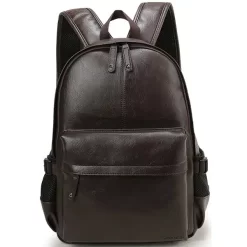 Petit Sac à Dos Imperméable En Simili Cuir 7 Petit Sac à Dos Imperméable En Simili Cuir -Bagage Soldes VORMOR Sac dos en cuir pour homme imperm able sacoche d contract e d cole pour