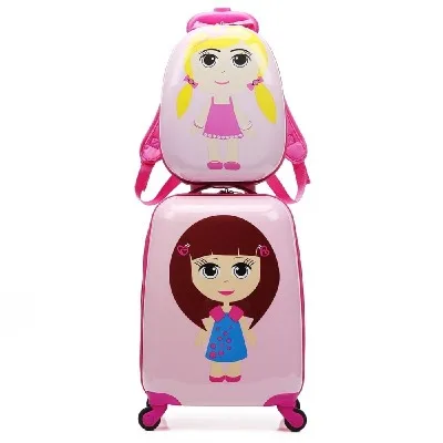 Ensemble De Bagage Pour Enfant En Dessin Avec Valise à Roulette Et Petit Sac à Dos 2 Ensemble De Bagage Pour Enfant En Dessin Avec Valise à Roulette Et Petit Sac à Dos – Image 2