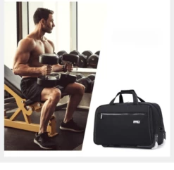 Sac De Voyage Moderne à Roulettes, étanche Et épais, De Couleur Noire, Pour Homme -Bagage Soldes a9b09c2b 20b9 4c79 b7ec c700f8670ff9 cleanup