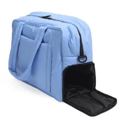 Bagage à Main Bleu Multifonctions Avec Poignées Et Sangle -Bagage Soldes bagage main bleu multifonctions poignees sangle 02