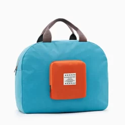 Bagage à Main Bleu En Tissu Oxford