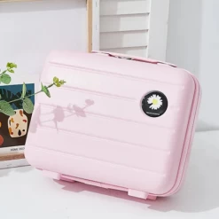 Bagage à Main Rose Et Solide Avec Poignée -Bagage Soldes bagage main rose solide poignee 03