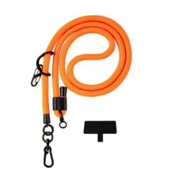 Bandoulière Téléphone Orange Et Réglable En Nylon -Bagage Soldes bandouliere telephone orange reglable nylon 02