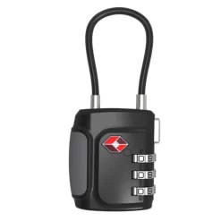 Cadenas Valise Avec Code à Trois Blocs Et Serrure En Fil D’Acier