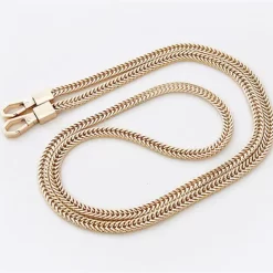 Chaine De Sac Dorée En Métal Avec Fermoirs