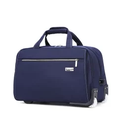 Sac De Voyage Moderne à Roulettes, étanche Et épais, De Couleur Bleue, Pour Homme
