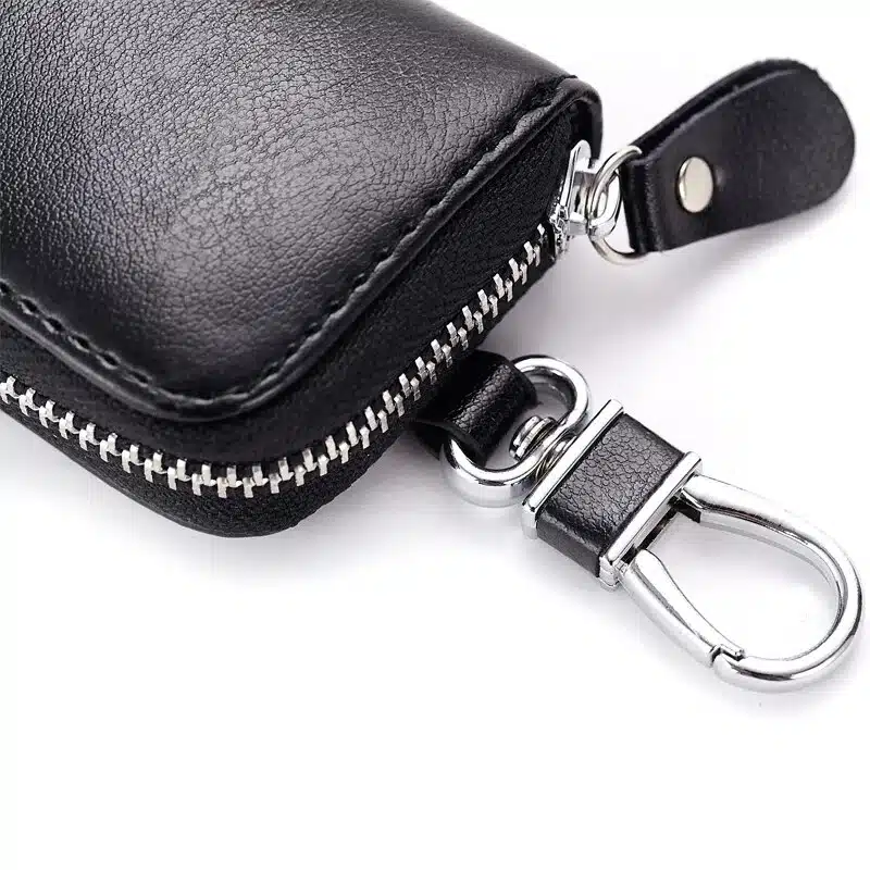 Etui Porte Clé En Cuir Avec Fermeture éclair 4 Etui Porte Clé En Cuir Avec Fermeture éclair – Image 4