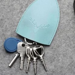 Etui Porte Clé En Cuir Motif Cerf -Bagage Soldes etui porte cle cuir motif cerf4 1