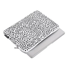 Pochette Ordinateur Blanche Avec Motifs Léopards 5 Pochette Ordinateur Blanche Avec Motifs Léopards -Bagage Soldes pochette ordinateur blanche motifs leopards 03