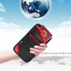 Pochette Passeport En Nylon Avec Corde -Bagage Soldes pochette passeport nylon corde 03