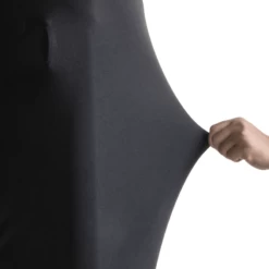 Protection Valise Noire En Tissu Elastique -Bagage Soldes protection valise noire tissu elastique 04