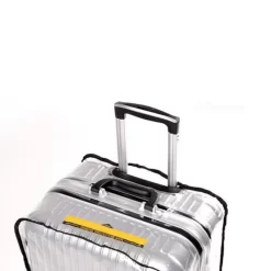 Protection Valise Transparente En Plastique -Bagage Soldes protection valise transparente pvc 02