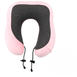 Repose Tête Avion Rose En Forme De U à Mémoire De Forme -Bagage Soldes repose tete avion rose forme u memoire forme 03