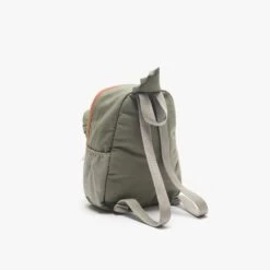 Sac à Dos Crocodile En Toile Pour Enfant -Bagage Soldes sac a dos crocodile vert en trois dimens main 2 1