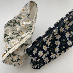 Trousse De Voyage Fleuri En Velours -Bagage Soldes trousse voyage fleuri velours 3 1