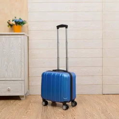 Valise à 4 Roues En Plastique Avec Poignée De Traction